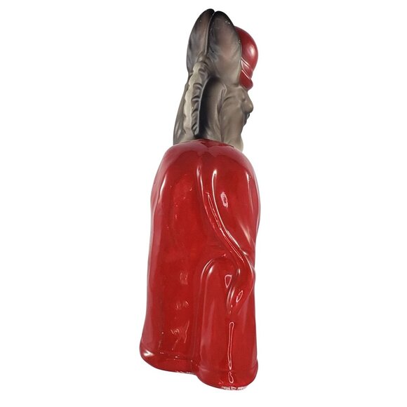 Vintage Japan Donkey Figurine In Red Pants Hat Blue Shoes Anthropomorphic - Picture 2 of 8